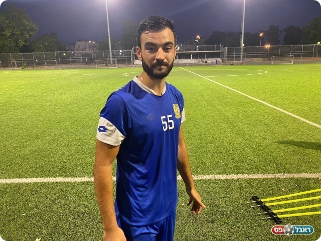 עמית ביטון במדי מכבי עירוני אשדוד (אביחי דלאל)